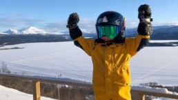 Utforsakning Offpist Skogsakning Barn Barnbacke Tarnaby Alpint Skidakning Fjall Slalom 3