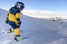 Utforsakning Offpist Skogsakning Barn Barnbacke Tarnaby Alpint Skidakning Fjall Slalom 4
