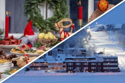Julbord Tarnaby Fjallhotell Julafton Mat Boende Utforsåkning Slalom Skidakning Hemavan ver2
