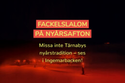 Nyårsafton Fackelslalom Skidåkning Tärnaby Alpint 3x2 ver1