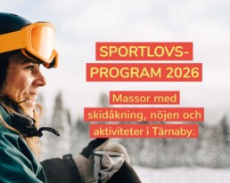 Sportlov Tärnaby Alpint Skidåkning Boende Mat Nöje Sportlovsmys original 2026 3x2 ver1