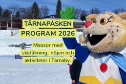 Påsken 2026 Påsk Påsklov Tärnaby Alpint Skidåkning Boende Mat Nöje Sportlovsmys original 3x2 ver1